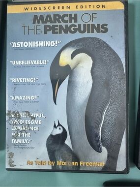March Of The Penguins DVD Morgan Freeman Nature Documentary Movie
